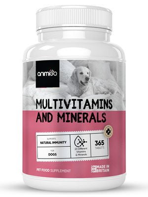 18 Multivitaminas e Minerais para Cães e Gatos, 365 comprimidos, vitamina A, B, C, D, ferro, cálcio, zinco - suporte imunitário - PetDoctors - Loja Online