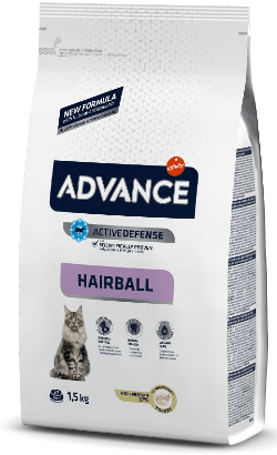 Advance Cat Hairball | Turkey & Rice | 1,5 kg - PetDoctors - Loja Online