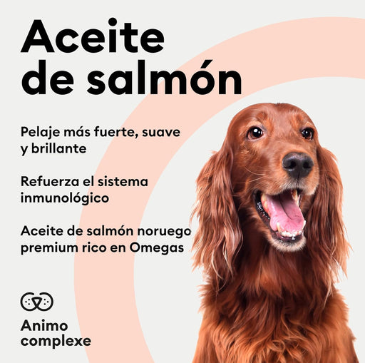 ANIMO-COMPLEXE | Óleo de salmão para cães | rico em ômega 3, 6 e 9 | Melhora e reduz a queda de pelo - PetDoctors - Loja Online