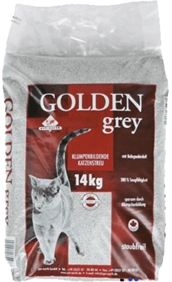 Areia Auto Aglomerante Golden Grey - PetDoctors - Loja Online