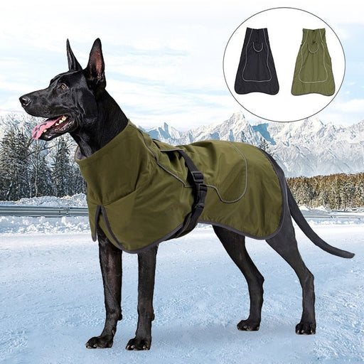 Blusão Impermeável e Quente, de Inverno, para Cães de Raças Médias e Grandes - PetDoctors - Loja Online