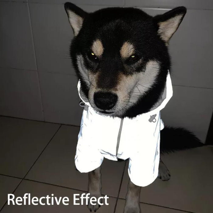 Blusão Impermeável Refletor para Cães de Raças Médias e Grandes - PetDoctors - Loja Online