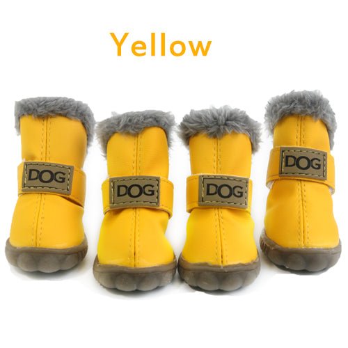 Botinhas de inverno impermeáveis para o seu cão (4 botas) - PetDoctors - Loja Online
