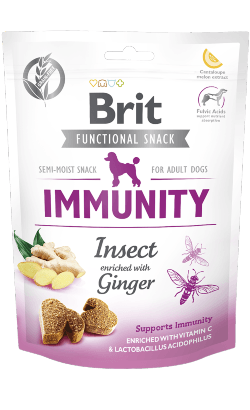 Brit Care Dog Functional Snack Immunity Insect | 150 g - Biscoitos para Cão - PetDoctors - Loja Online