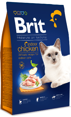 Brit Premium by Nature Cat Indoor Chicken | 8 kg (Frango) - PetDoctors - Loja Online