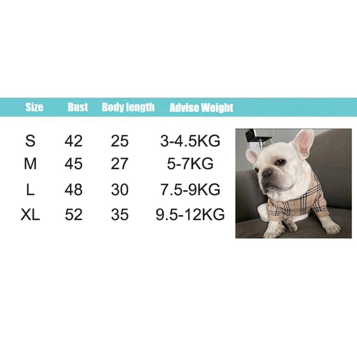 Camisola Designer de Luxo para Cães de Raças Pequenas ou Médias - PetDoctors - Loja Online