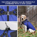 Capa de chuva / casaco impermeável de Outono / Inverno, com arnês para cão médio ou grande - PetDoctors - Loja Online