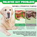 Comprimidos para mastigar probióticos para todos os cães, guloseimas digestivas pré e probióticas (desconforto no estômago, inchaço, comichão, diarreia) (300 gr, 120 unidades) - PetDoctors - Loja Online