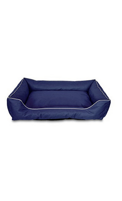 Eurosiam Cama Loft Rectangular Basket com Pegas | Azul - PetDoctors - Loja Online