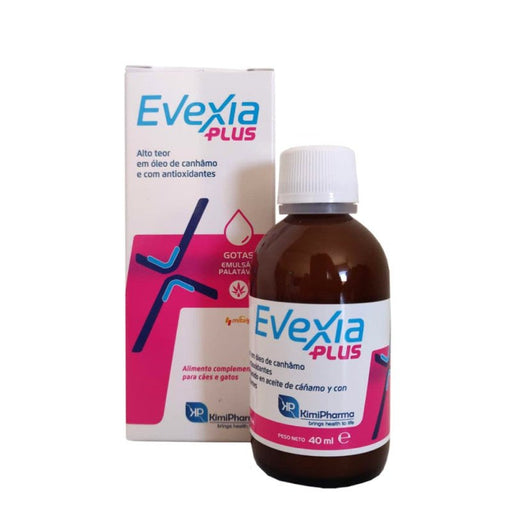 Evexia Plus Gotas (40 ml) CBD - PetDoctors - Loja Online