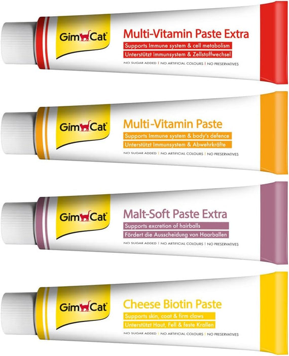 GimCat Malt-Soft Extra, pasta com malte - Anti-Hairball snack para gatos favorece a excreção de bolas de pelo - PetDoctors - Loja Online