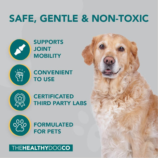 Happy Joint 100% Cuidado natural para cães e gatos - com açafrão e mexilhão de lábios verdes - melhor que os suplementos para articulações com glucosamina (160 Doses) - PetDoctors - Loja Online