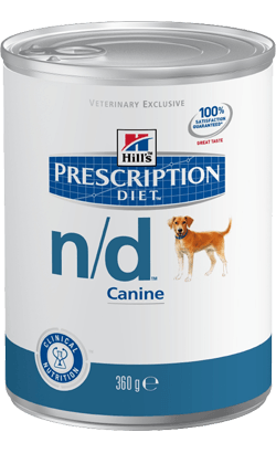 Hills Prescription Diet Canine n/d | Wet (Lata) | 360 g | 12 Unidades - PetDoctors - Loja Online