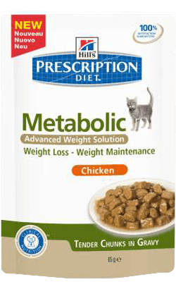 Hills Prescription Diet Feline Metabolic | Wet (Saqueta) | 12 x 85 g - PetDoctors - Loja Online