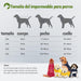 Impermeável para cães médios e grandes com capuz e gola, tiras refletoras de segurança, tecido ultraleve, respirável - PetDoctors - Loja Online