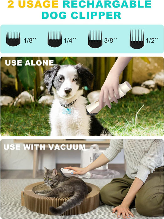 Kit de Tosquia e Higiene do Pêlo, para cães, com aspirador de pêlos, (52 dB) - PetDoctors - Loja Online