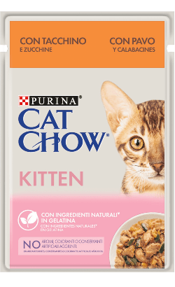 PURINA Cat Chow Kitten Turkey | Wet (Saqueta) | 26 Saquetas de 85 gramas - PetDoctors - Loja Online
