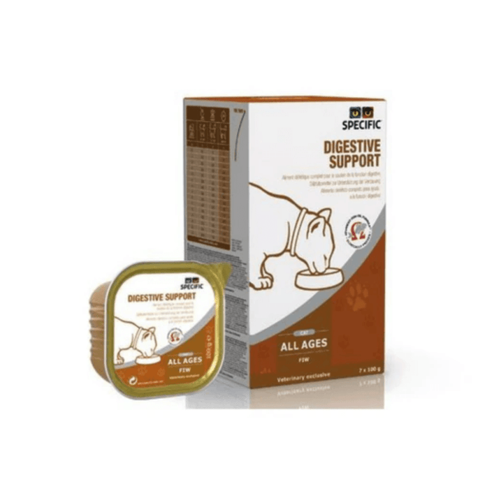 Specific Cat FIW Digestive Support Wet (Terrina) 7 Embalagens de 100 gramas - PetDoctors - Loja Online