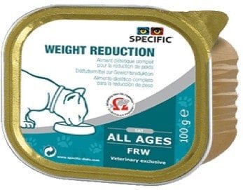 Specific Cat FRW Weight Reduction Wet (Terrina) - Caixa de 7 Embalagens de 100 gramas cada - PetDoctors - Loja Online