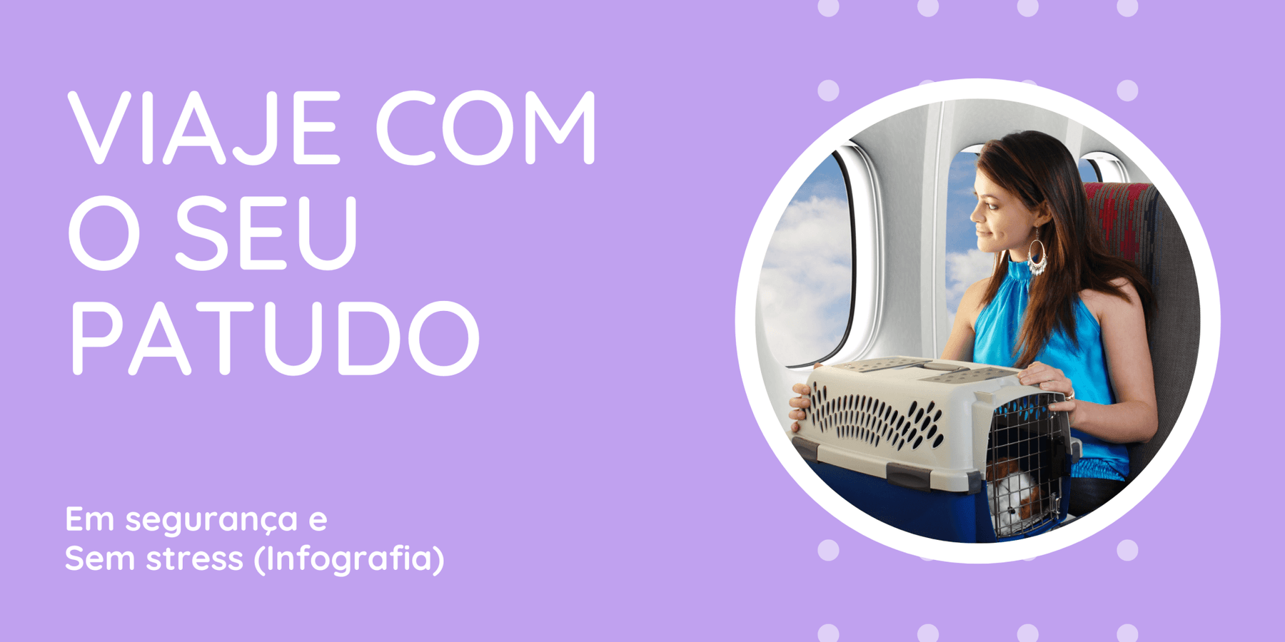 7 Dicas para Viajar de avião com o seu Patudo (Infografia) - PetDoctors - Loja Online