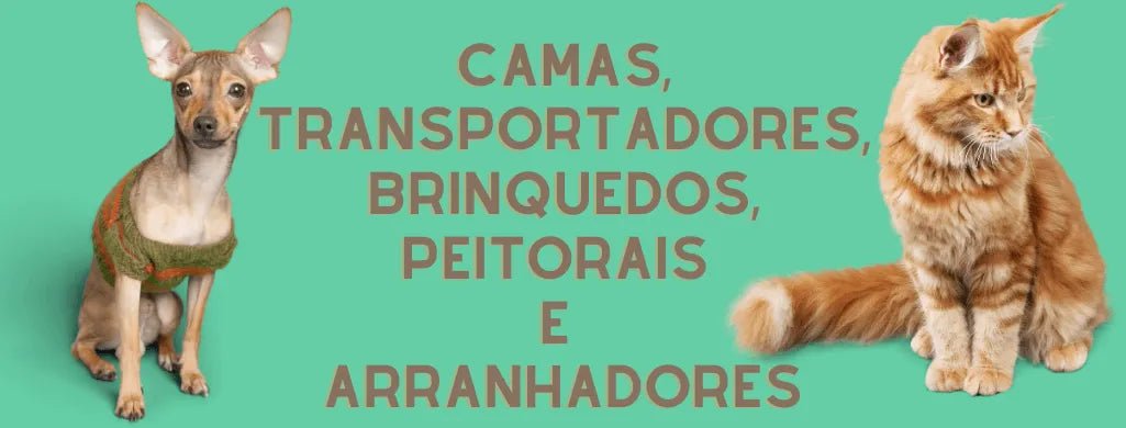 Camas, Transportadores, Brinquedos, Peitorais e Arranhadores - PetDoctors - Loja Online
