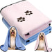 2 peças toalha de banho de microfibra absorvente para cão, gato, macio, confortável e de secagem rápida - PetDoctors - Loja Online