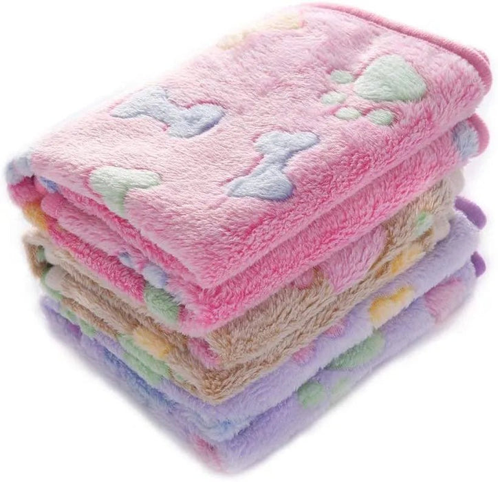 3 Mantas Macias e Coloridas, para Cães ou Gatos - PetDoctors - Loja Online