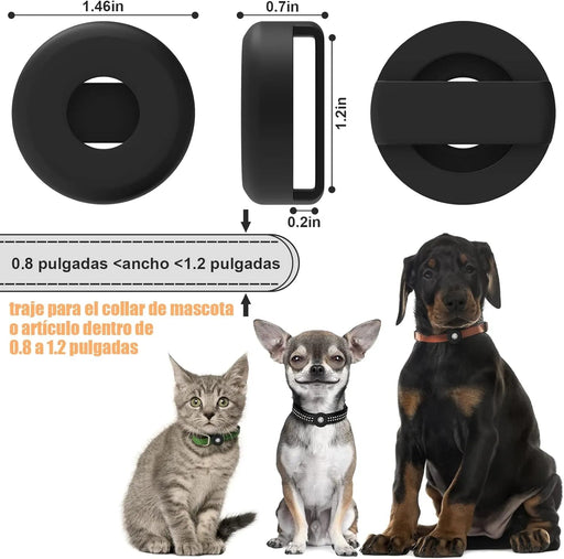 3 Unidades de Capa Protetora de Silicone, Impermeável, compatível com Apple Airtag - PetDoctors - Loja Online