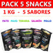 5 Pacotes de Biscoitos, Snacks, Miminhos e Prémios, sem Cereais, para Cães de Todas as Raças - 1000 gramas - PetDoctors - Loja Online