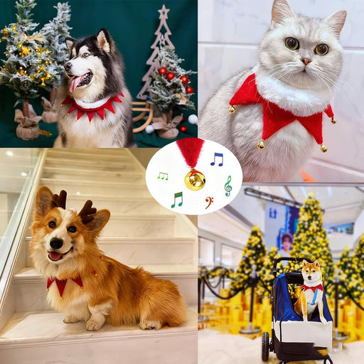 Acessório coleira de Natal para Cão ou Gato, ajustável - PetDoctors - Loja Online