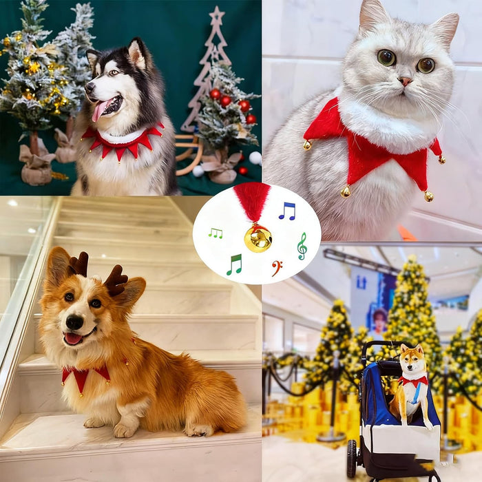 Acessório coleira de Natal para Cão ou Gato, ajustável - PetDoctors - Loja Online