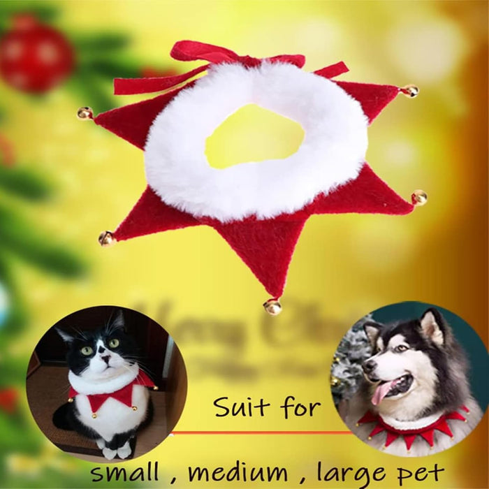 Acessório coleira de Natal para Cão ou Gato, ajustável - PetDoctors - Loja Online