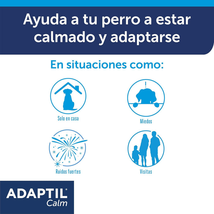 ADAPTIL Calm, anti - stress para cães (medos, ruídos fortes), apenas para casa - recarga 48 ml - PetDoctors - Loja Online