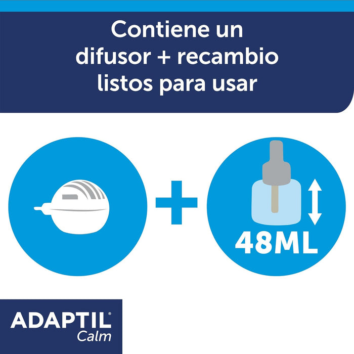 ADAPTIL Calm - anti - stress para cães (medos, ruídos fortes) - uso só em casa - Difusor + Recarga 48 ml - PetDoctors - Loja Online