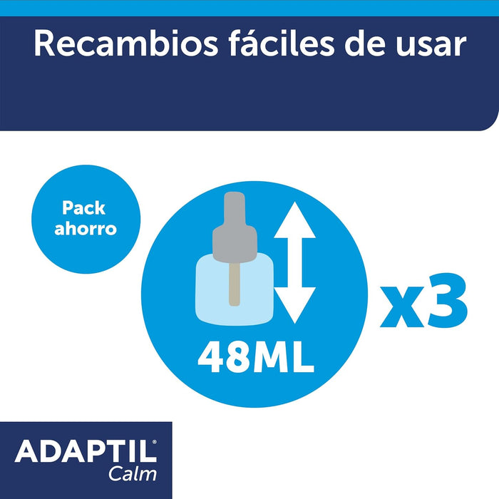 ADAPTIL Calm - Pack Poupança 3 peças de reposição 90 dias - anti - stress para cães - PetDoctors - Loja Online