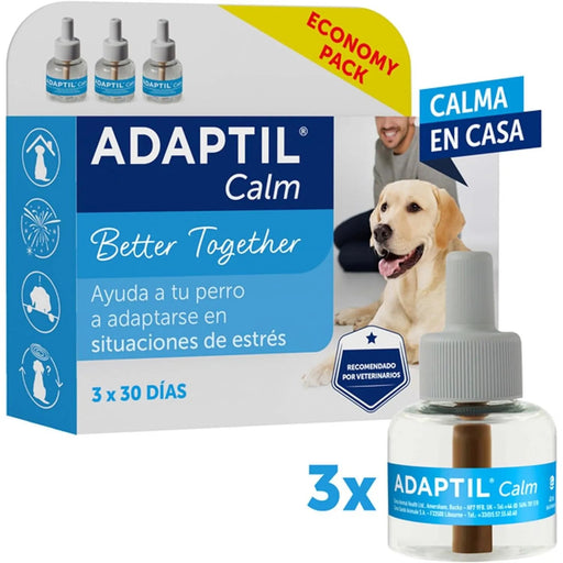 ADAPTIL Calm - Pack Poupança 3 peças de reposição 90 dias - anti - stress para cães - PetDoctors - Loja Online