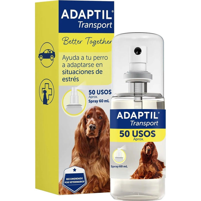 Adaptil Transport - Anti - stress para cães - viagens, transporte - spray 60 ml - PetDoctors - Loja Online