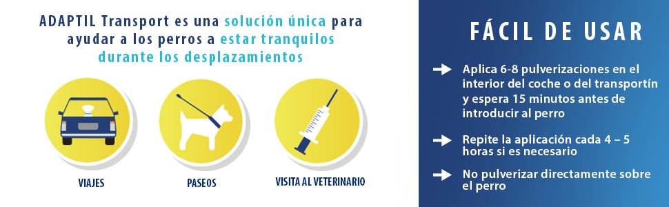 Adaptil Transport - Anti - stress para cães - viagens, transporte - spray 60 ml - PetDoctors - Loja Online