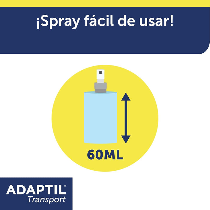 Adaptil Transport - Anti - stress para cães - viagens, transporte - spray 60 ml - PetDoctors - Loja Online