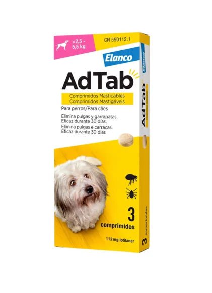 AdTab Cão - Caixa com 3 comprimidos - PetDoctors - Loja Online