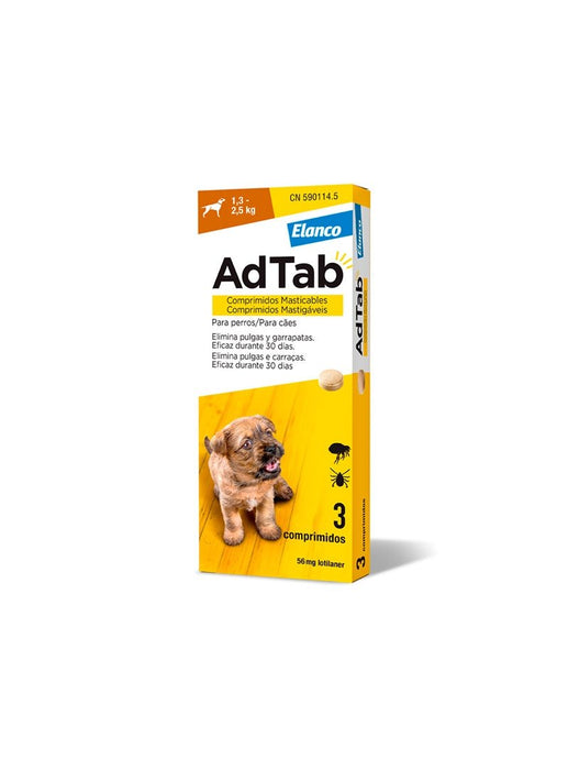 AdTab Cão - Caixa com 3 comprimidos - PetDoctors - Loja Online