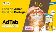 AdTab Gato Comprimido Antiparasitário | Pulgas e Carraças 90 Dias Proteção - Caixa com 3 comprimidos - PetDoctors - Loja Online