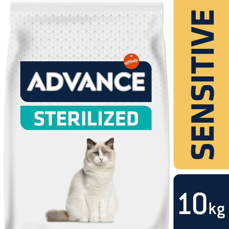 Advance Cat Sterilised Sensitive | Salmão e Cevada (Salmon & Barley) - Para Gatos Esterilizados - PetDoctors - Loja Online