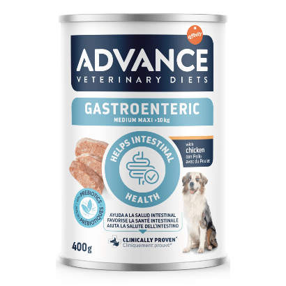 Advance Vet Dog Gastroenteric | Wet (Lata) | 400 g - PetDoctors - Loja Online