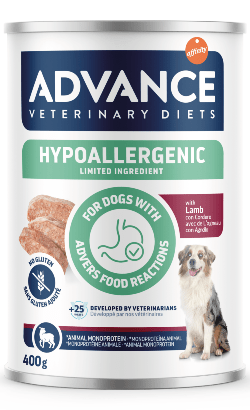 Advance Vet Dog Hypoallergenic Lamb | Wet (Lata) | 400 g - PetDoctors - Loja Online