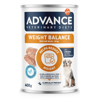 Advance Vet Dog Weight Balance | Wet (Lata) | 400 g - PetDoctors - Loja Online