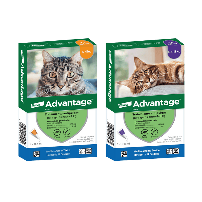 Advantage Gato - Caixa com 4 pipetas - PetDoctors - Loja Online