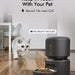 Alimentador Automático 3 L ideal para Gatos, com gravação de voz 10 seg, até 50 porções 6 refeições por dia, com tigela de aço inoxidável e tampa Twist Lock - PetDoctors - Loja Online