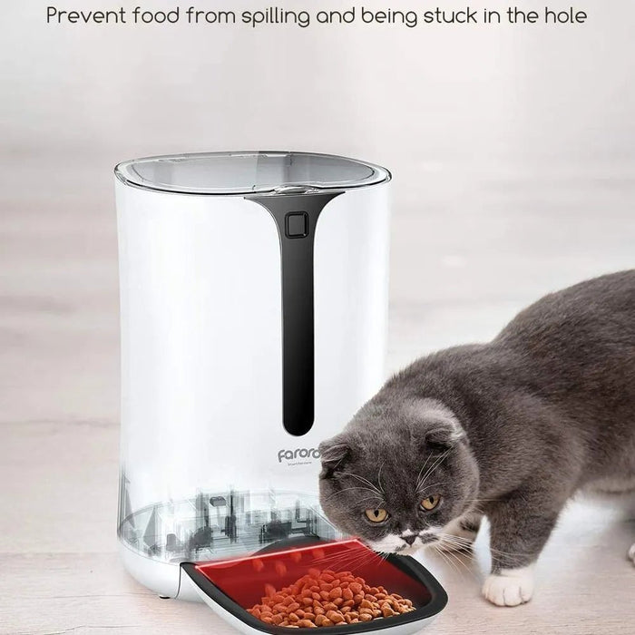 Alimentador Automático - Comedouro para Gatos ou Cães, com Temporizador, Ecrã LCD, Controlo de Porções - 7 litros - Até 4 refeições diárias - PetDoctors - Loja Online