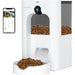 Alimentador automático para gatos com câmera de vigilância, dispensador de ração de 4 litros com programa de alimentação personalizado, gravação de voz de 15 segundos, alimentação dupla e brinquedo a laser. - PetDoctors - Loja Online